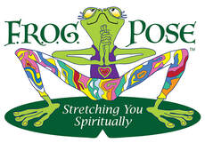 FROG Pose Yoga Logo - Stretching You Spiritually